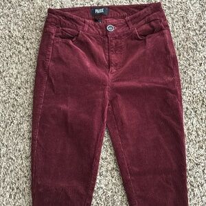 PAIGE  Corduroy Jeans Pants Hoxton Ankle SZ 26